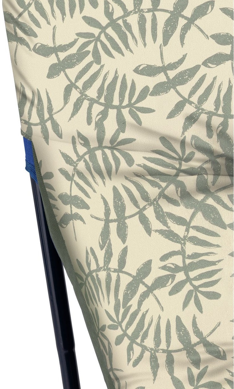 Home Folding Metal Sun Lounger - Lino Leaf Green