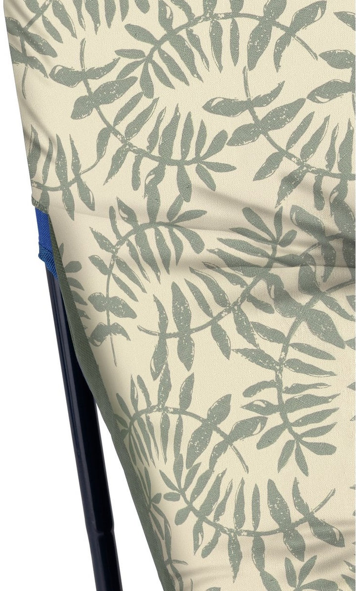 Home Folding Metal Sun Lounger - Lino Leaf Green