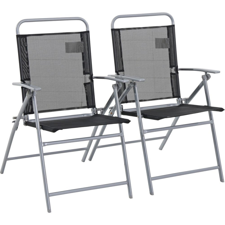 Home Atlantic Steel Set of 2 Folding Chairs