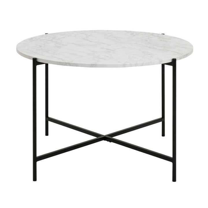 Home Jules Round Coffee Table - Black & White