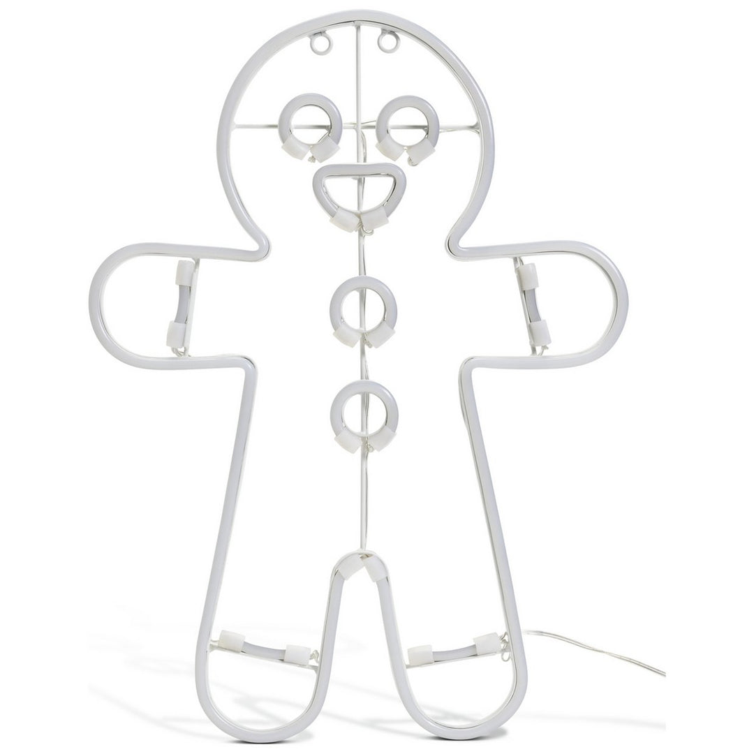 Habitat Neon Effect Gingerbread Shaped Christmas Lights