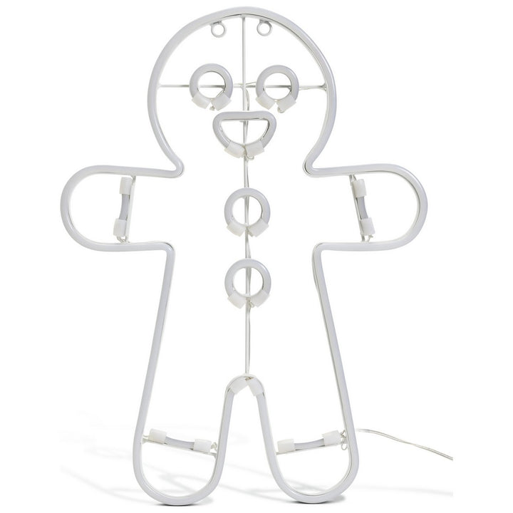 Habitat Neon Effect Gingerbread Shaped Christmas Lights