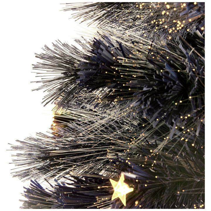 Premier Decorations 6ft Fibre Optic Christmas Tree - Blue