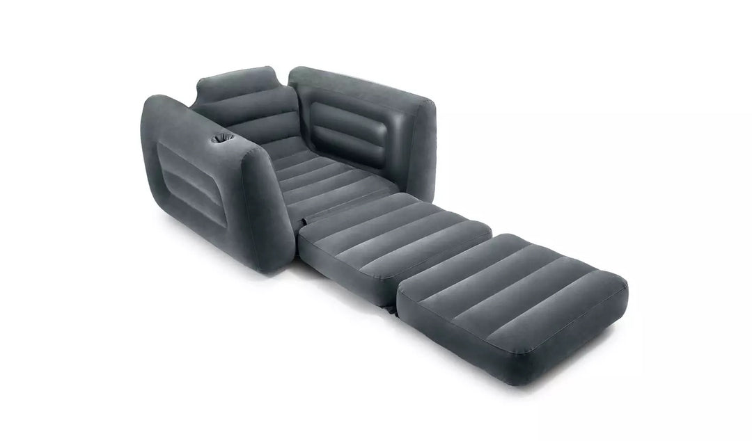 Intex Inflatable Pull Out Camping Chair - Grey
