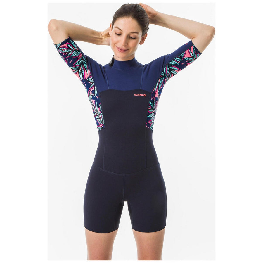 Decathlon Women's Surfing Shorty short-sleeved 500 WAKU S