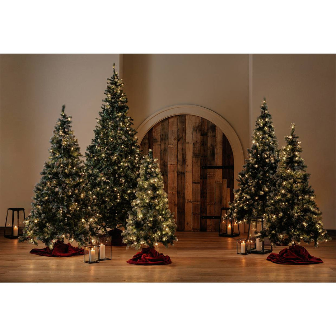 Habitat 5ft Blue Oscar Pine Cone Christmas Tree