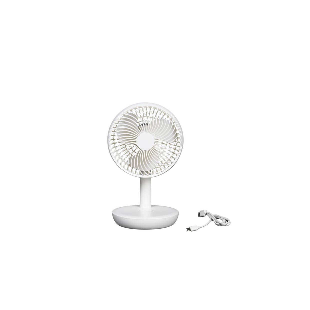 Challenge White Desk Fan - 6 Inch