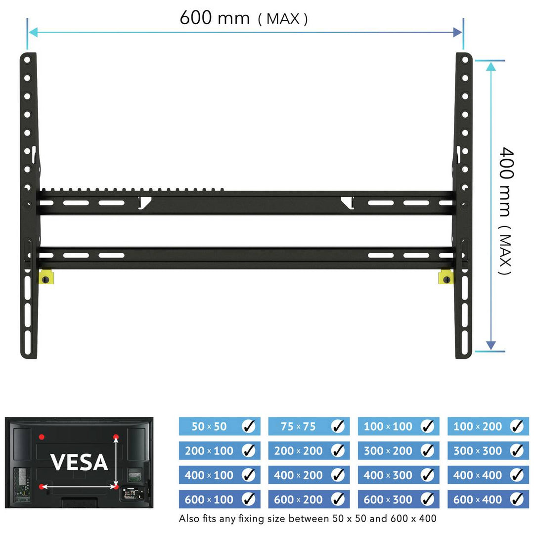 AVF Superior Adjustable Tilt 40-85 Inch TV Wall Bracket