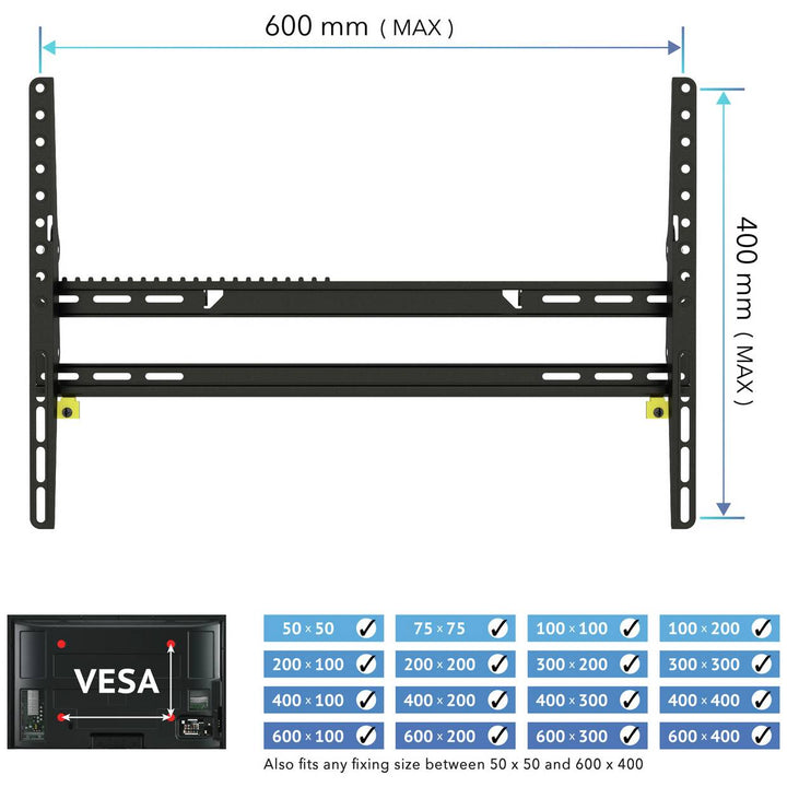 AVF Superior Adjustable Tilt 40-85 Inch TV Wall Bracket