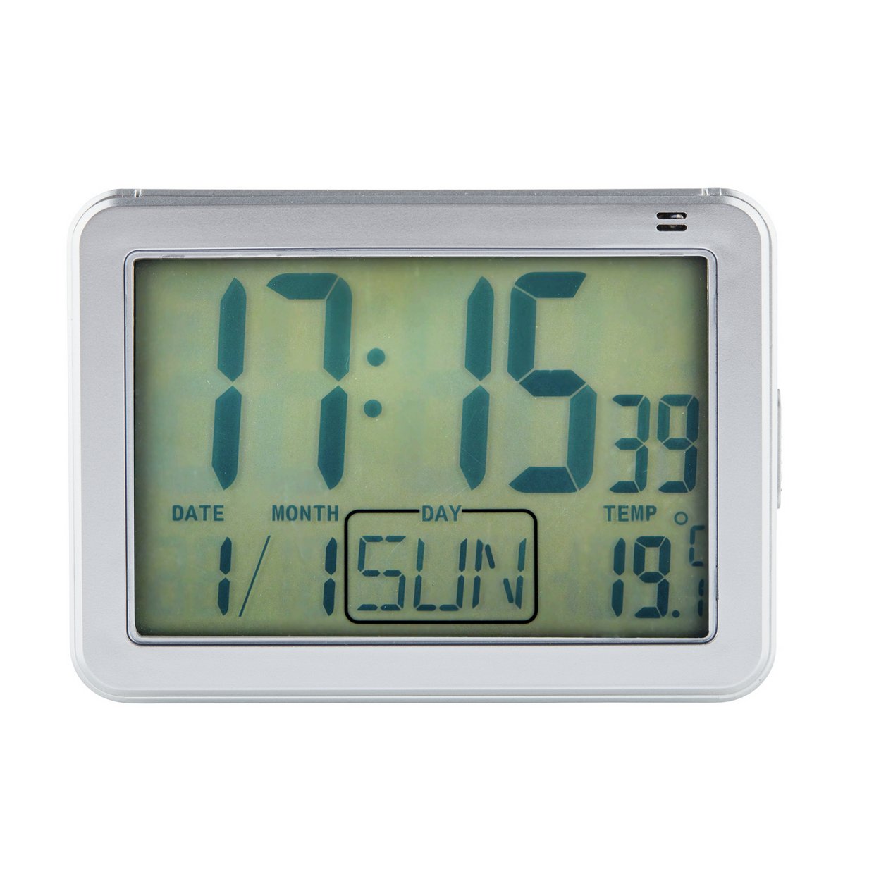Constant Large Display Digital Alarm Clock - Silver – GED Outlet