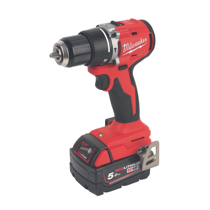 Milwaukee Next Generation M18BLCPP2A-502C 18V 2 x 5.0Ah Li-Ion RedLithium Brushless Cordless Compact Power Tool Twin Pack