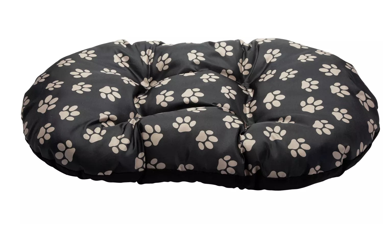 Paw Print Fleece Oval Cushion - Large