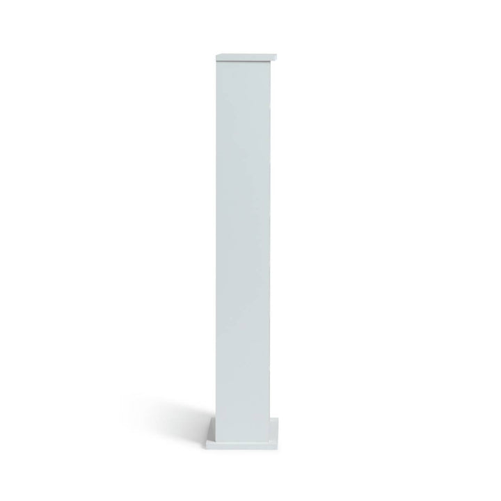 Home Maine CD and DVD Storage Unit - White Wood Effect