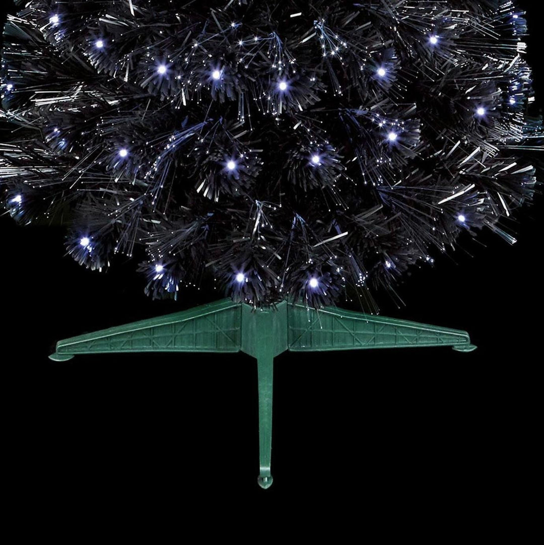 Premier Decorations 4ft LED Slim Christmas Tree - Black