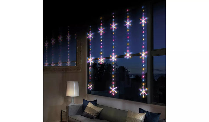 Premier Decorations Rainbow Star Christmas Window Lights