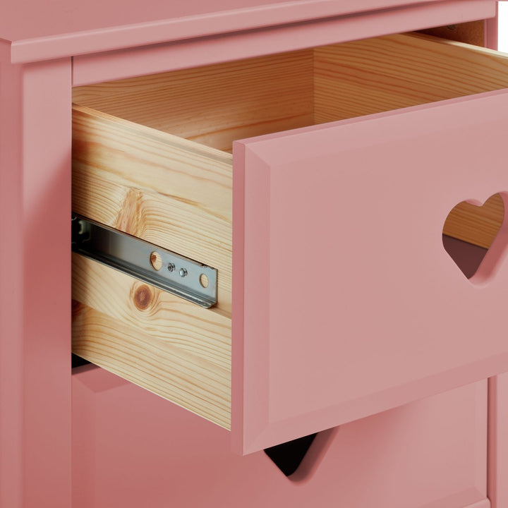Home Kids Mia Bedside Table - Pink