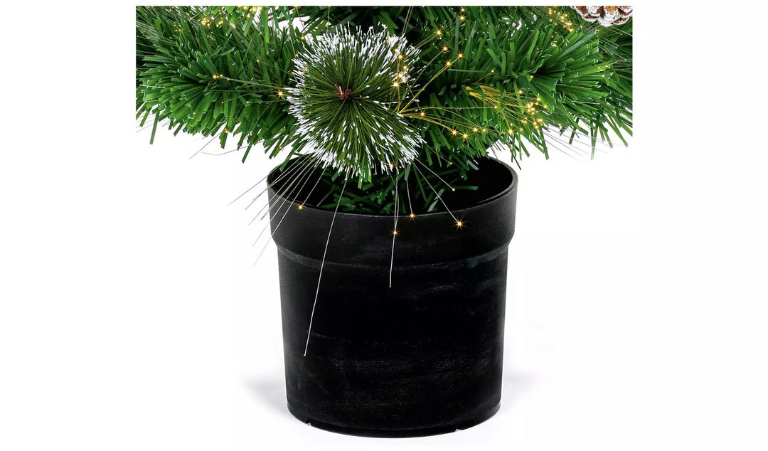 Premier Decorations 2ft Fibre Optic Christmas Tree
