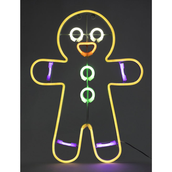 Habitat Neon Effect Gingerbread Shaped Christmas Lights