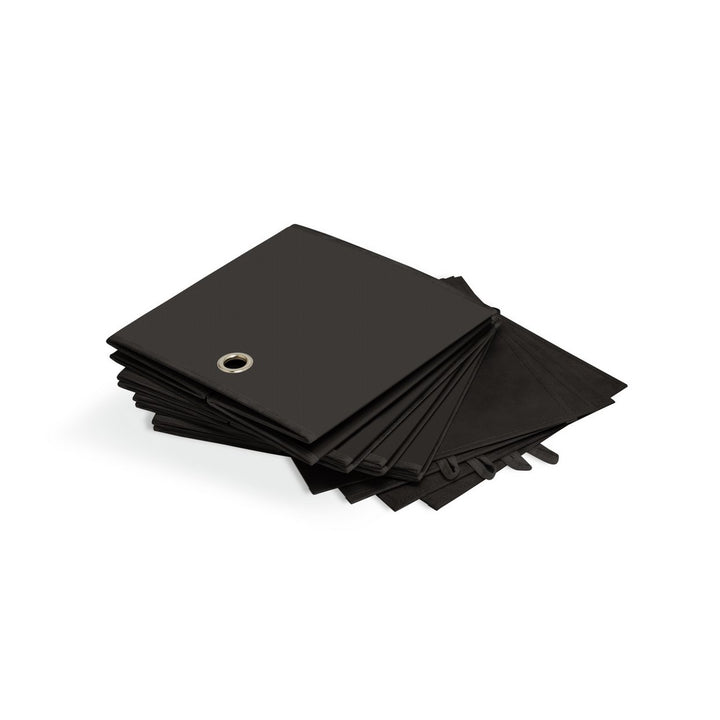 Home Set of 4 Squares Plus Boxes - Black