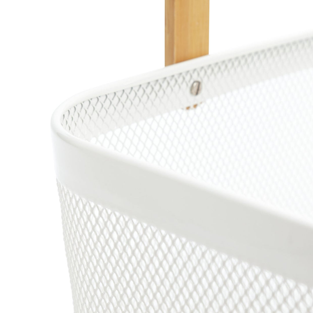 Habitat Small Pack of 2 Mesh Storage Basket - White