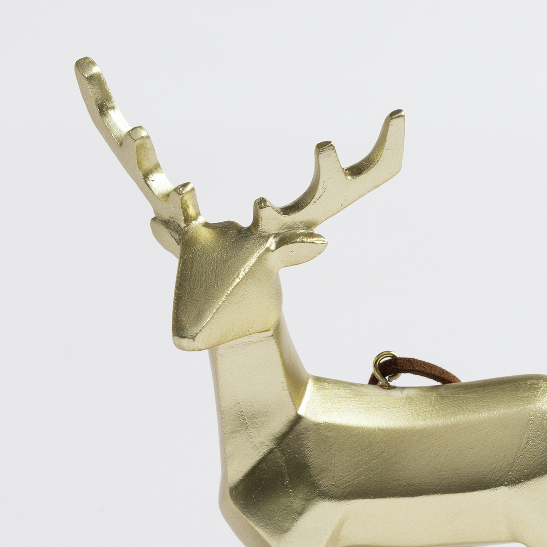 Habitat Reindeer Christmas Tree Decoration - Gold