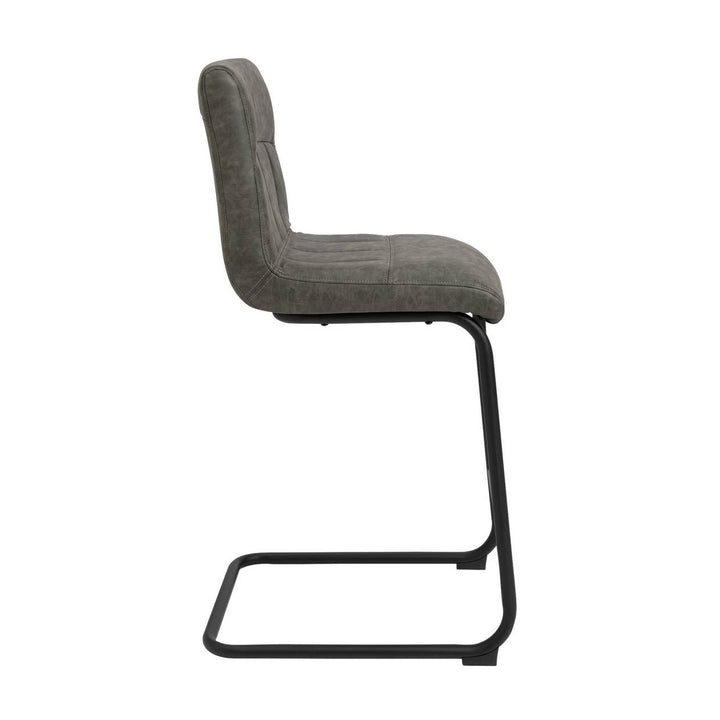 Home Baylor Faux Leather Counter Bar Stool - Grey