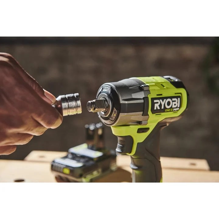 Ryobi RIW18C-0 18V ONE+ HP Cordless Brushless Compact 1/2" Impact Wrench (Bare Tool)