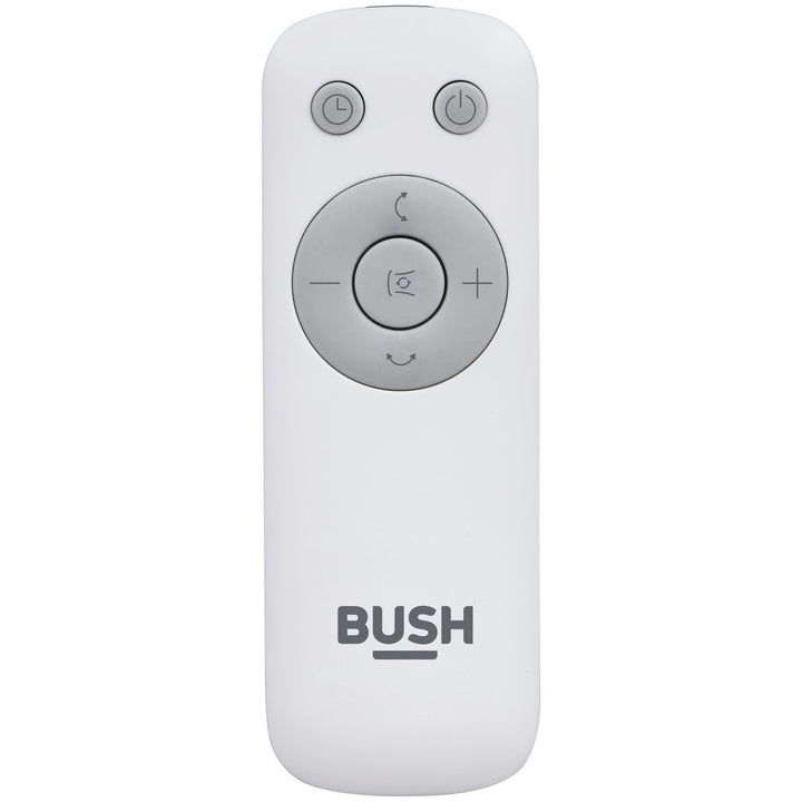 Bush 7 Inch 3D Circulation White Pedestal Fan with Remote Control