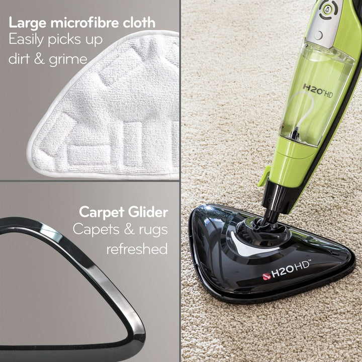 H2O HD Pro 5-in-1 Steam Mop and Handheld Steam Cleaner