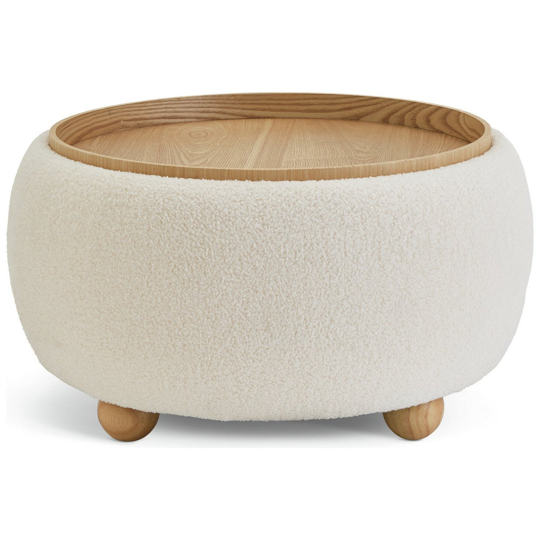 Habitat Adeline Round Coffee Table - Cream