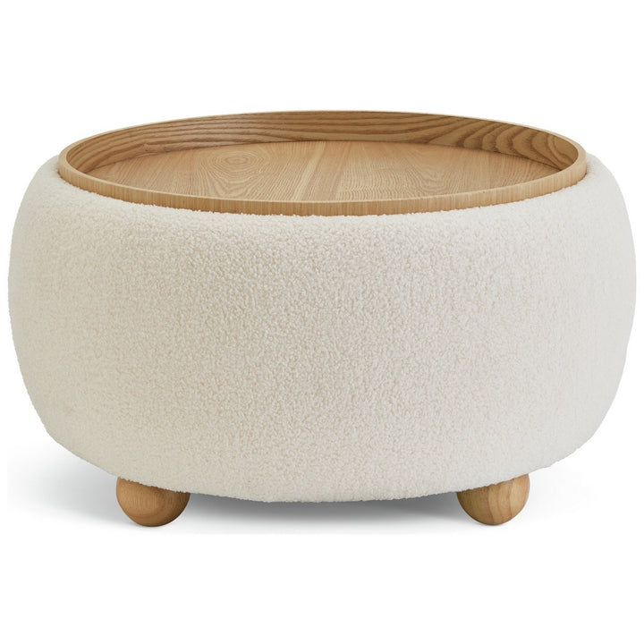 Habitat Adeline Round Coffee Table - Cream