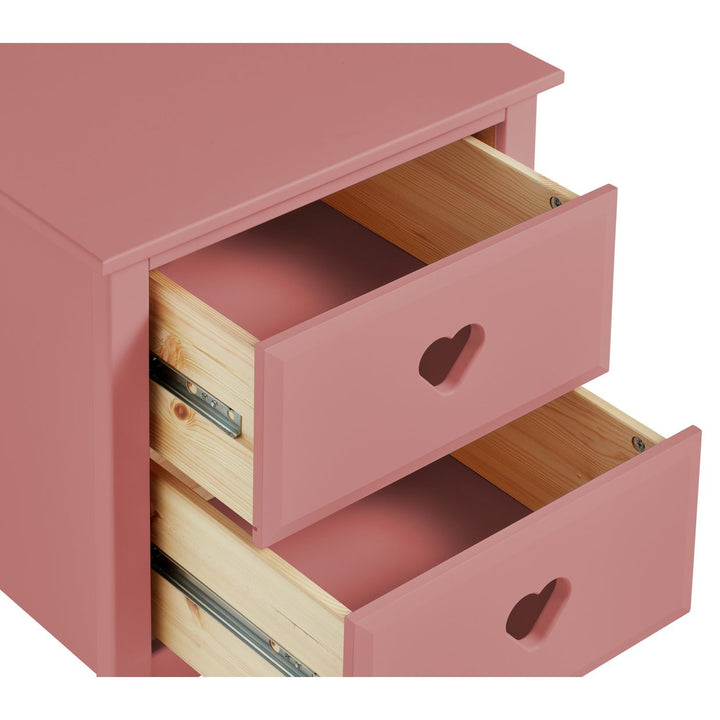 Home Kids Mia Bedside Table - Pink