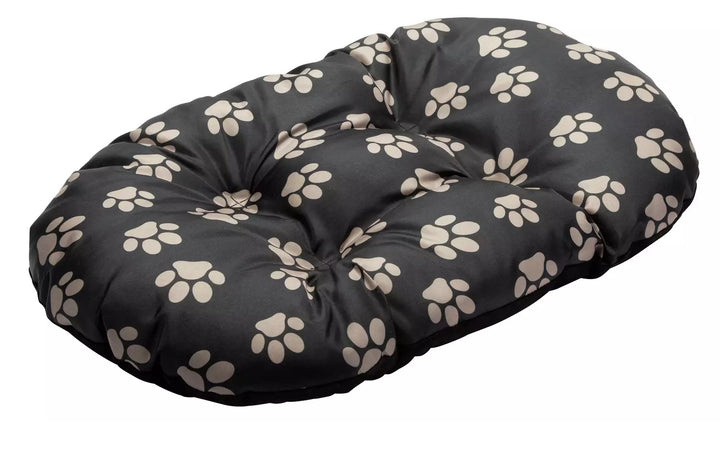 Paw Print Fleece Oval Cushion - Large