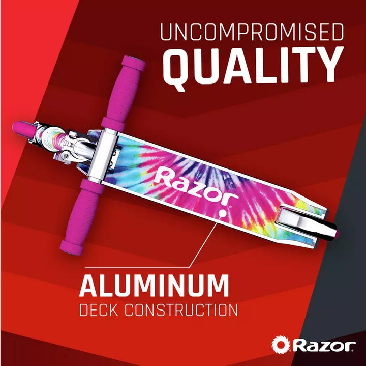 Razor Tie-Dye Foldable 2 Wheel Scooter