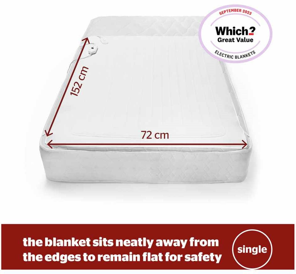 Silentnight Comfort Control Electric Under Blanket - Single