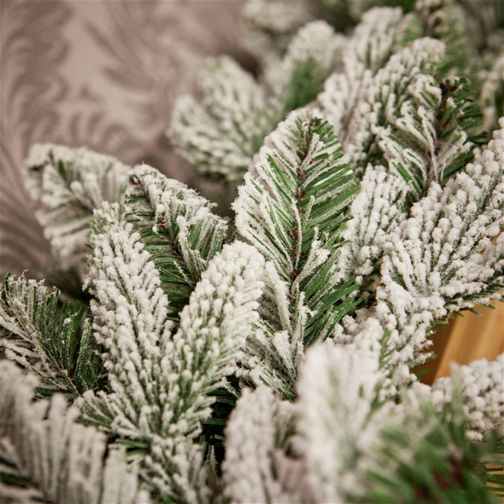 Premier Decorations 1.8m Snowy Christmas Garland - Green