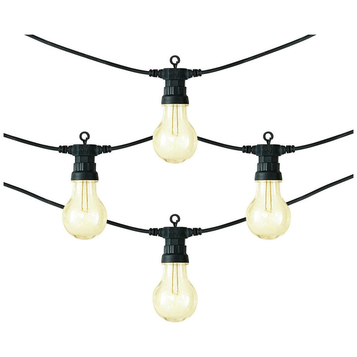 Premier Decorations 20 Warm White Festoon String Lights