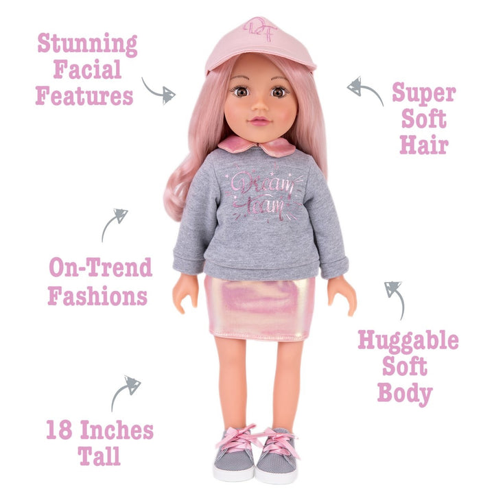 DesignaFriend Sadie Dream Team Doll - 18inch/46cm Brand New