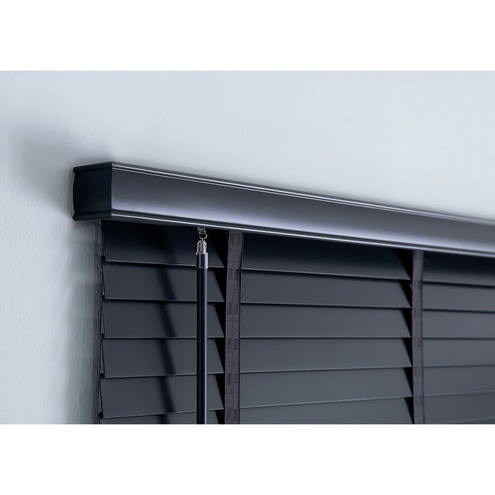 Little Black Book Basswood Grey 50mm Venetian Blind - 100cm