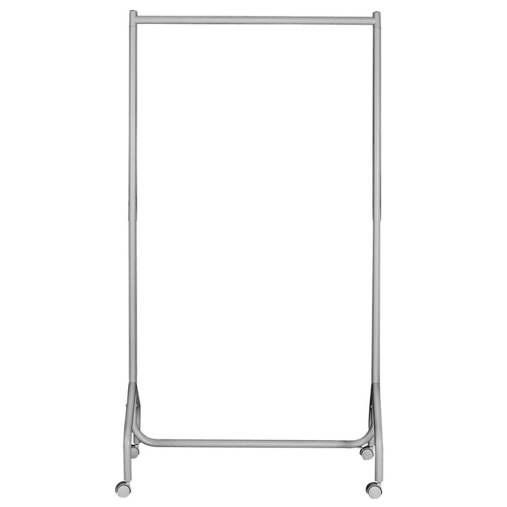 Home Heavy Duty Single Clothes Rail - White