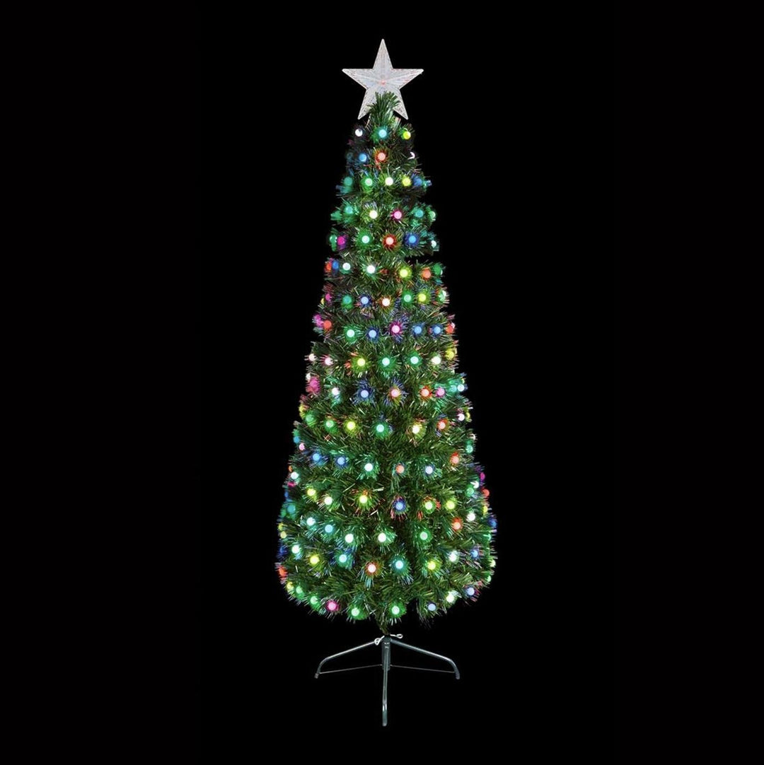 Premier Decorations 4ft Colour Changing Lights Christmas Tree - Green