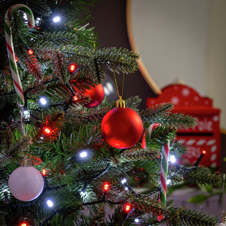 Habitat 240 Red & White LED Christmas Tree Lights