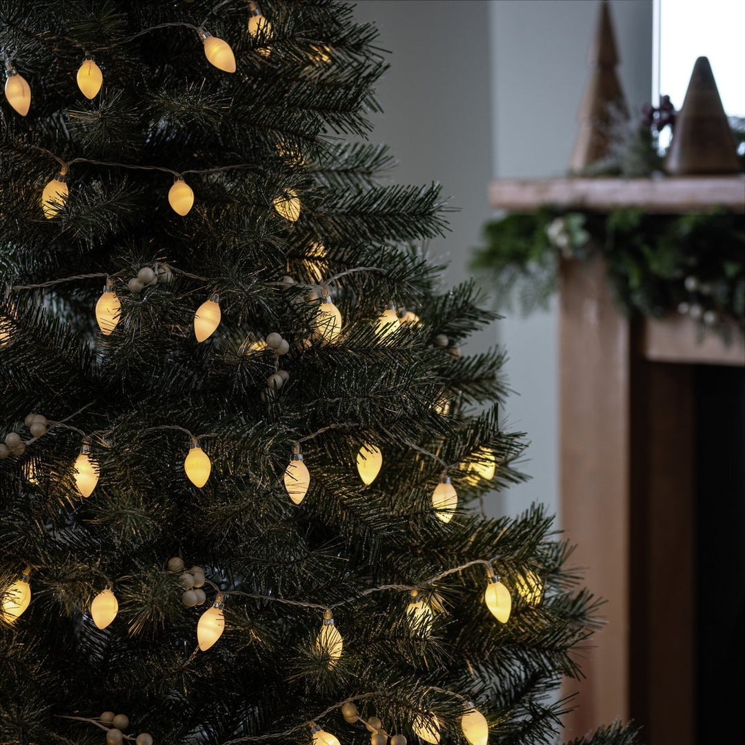 NEEDS WEIGHING Habitat 60 Warm White Large LED Bulb Christmas Tree Lights