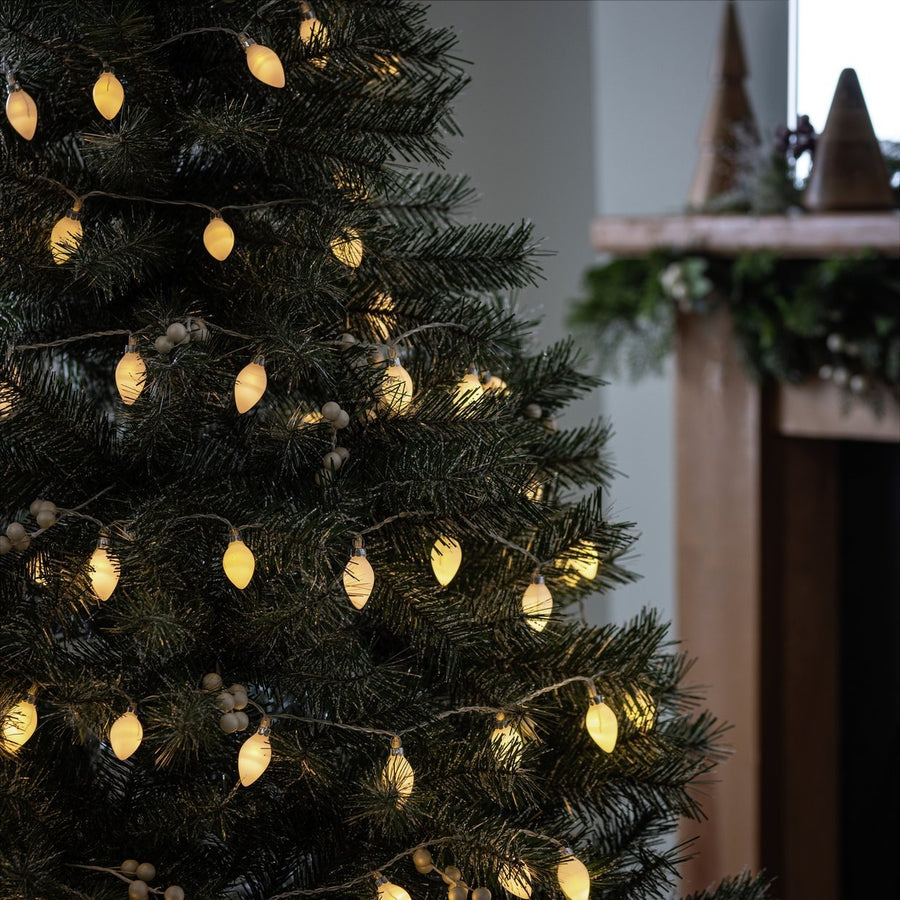 NEEDS WEIGHING Habitat 60 Warm White Large LED Bulb Christmas Tree Lights