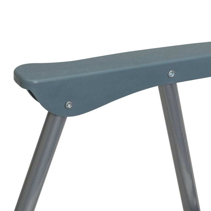 Habitat Folding Metal Garden Chair - Blue