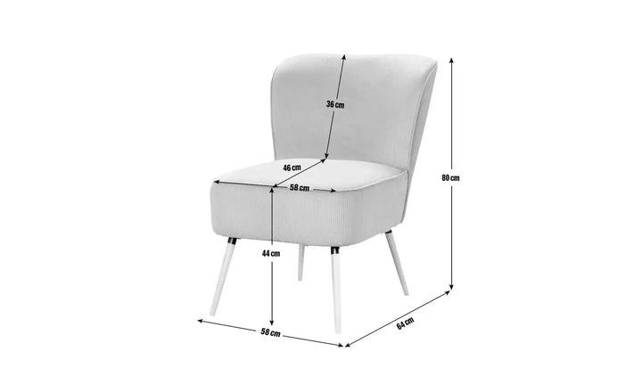 Habitat Eppy Fabric Accent Chair - Mint Green