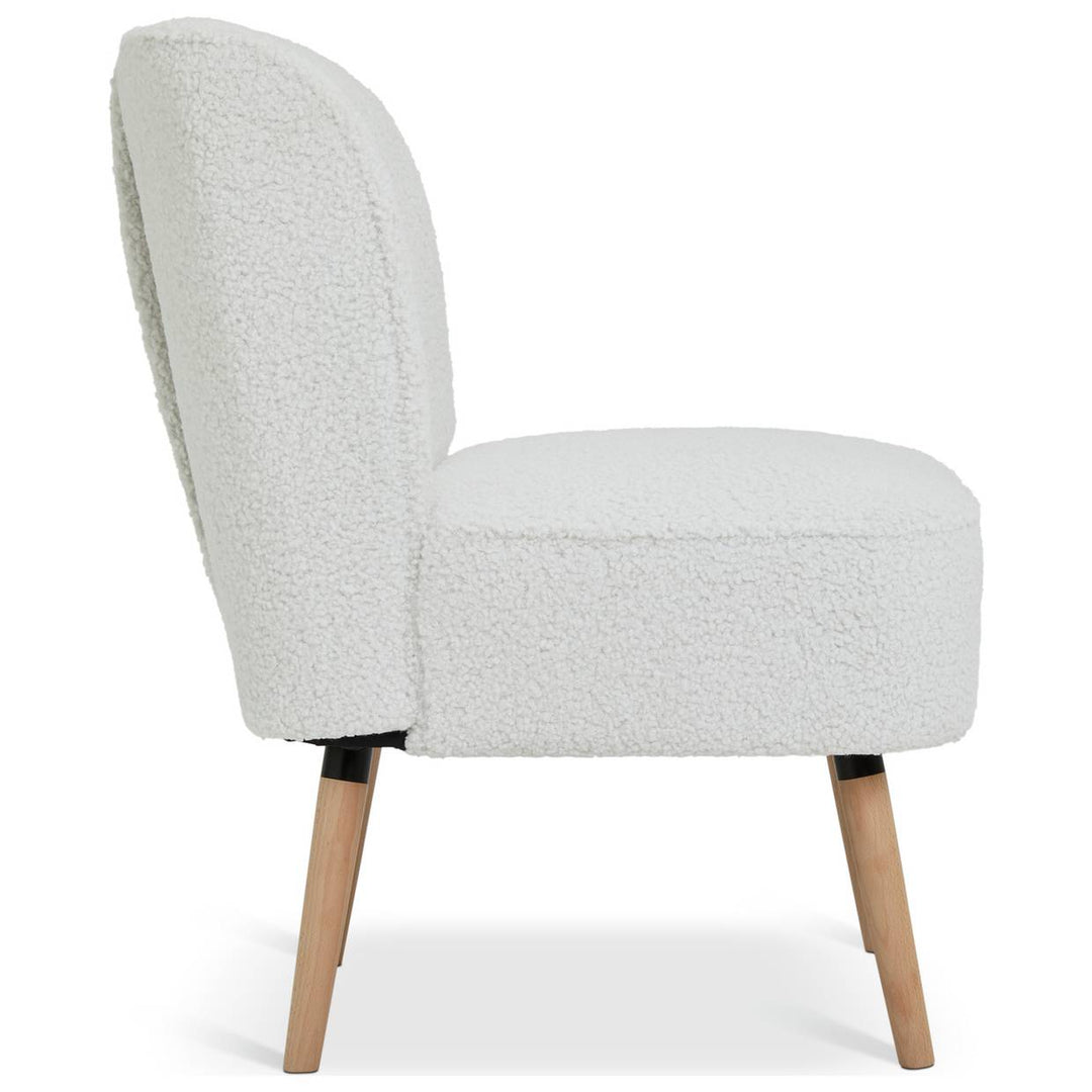 Habitat Eppy Boucle Chair - Cream