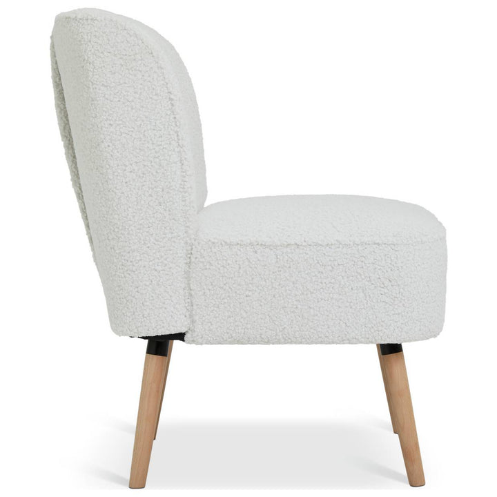 Habitat Eppy Boucle Chair - Cream
