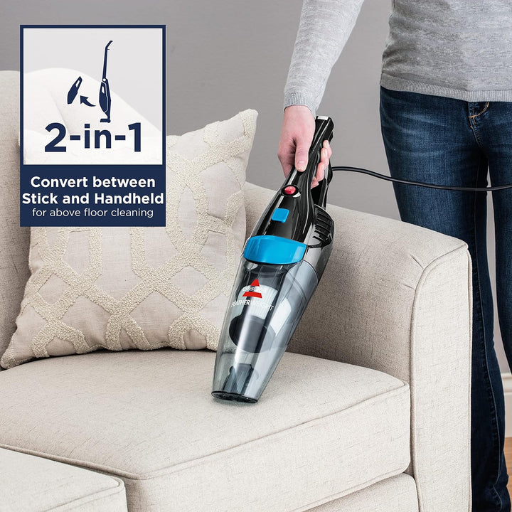 Bissell 2024E Featherweight Bagless Upright Vacuum Cleaner - Black & Blue