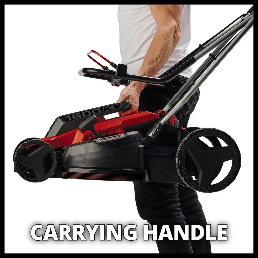 Einhell GC-EM 1600/37 37cm Corded Rotary Lawnmower - 1600W